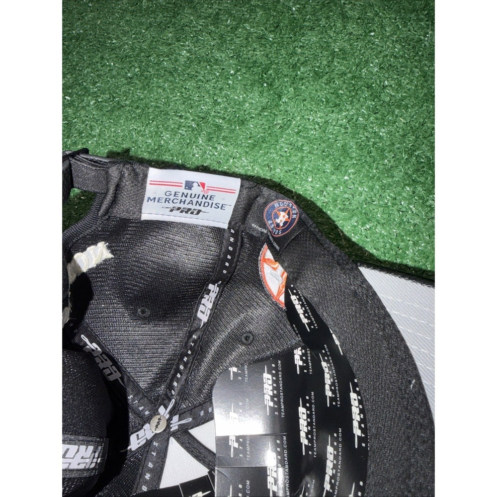 Pro Standard Houston Astros Hat Strapback Adjustable Black/Orange‎ Cap NWT - Picture 6 of 7
